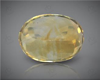 Yellow Citrine Natural Certified  7.23CTS-8463